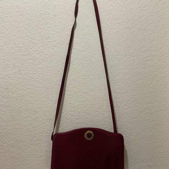 Vintage Salvatore Ferragamo Red Crossbody Shoulder Bag